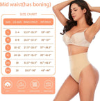 Tummy Control Thong Shapewear for Women Seamless Shaping Novelty Thong Panties Body Shaper Underwear