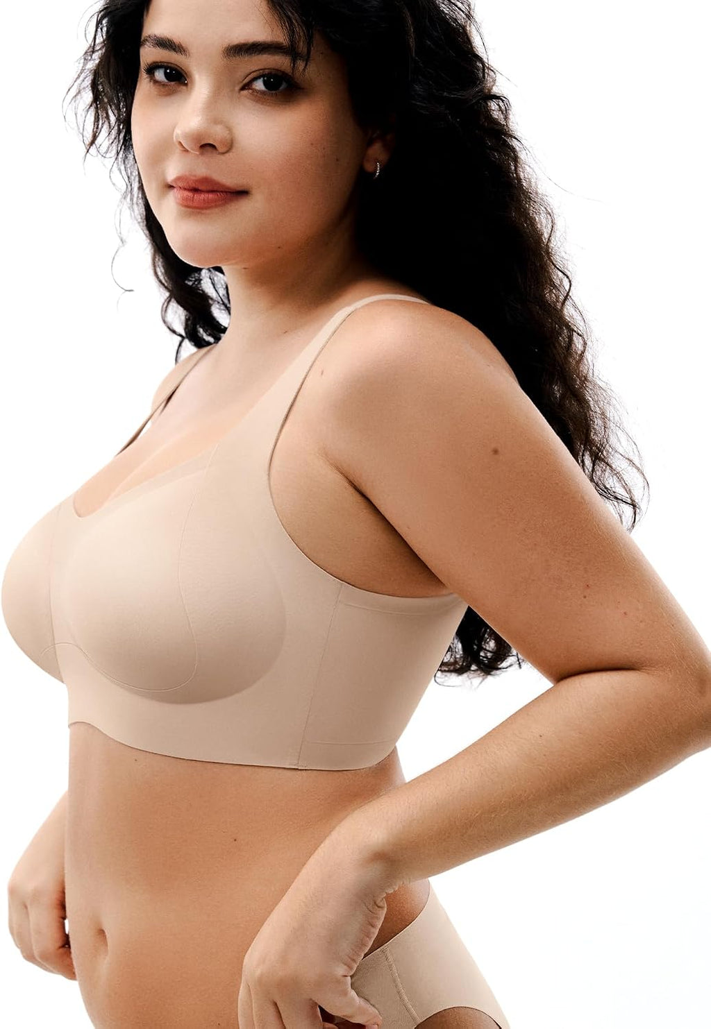 Womens Seamless Wireless Bras Supportive Push up Bralettes