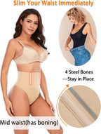 Tummy Control Thong Shapewear for Women Seamless Shaping Novelty Thong Panties Body Shaper Underwear